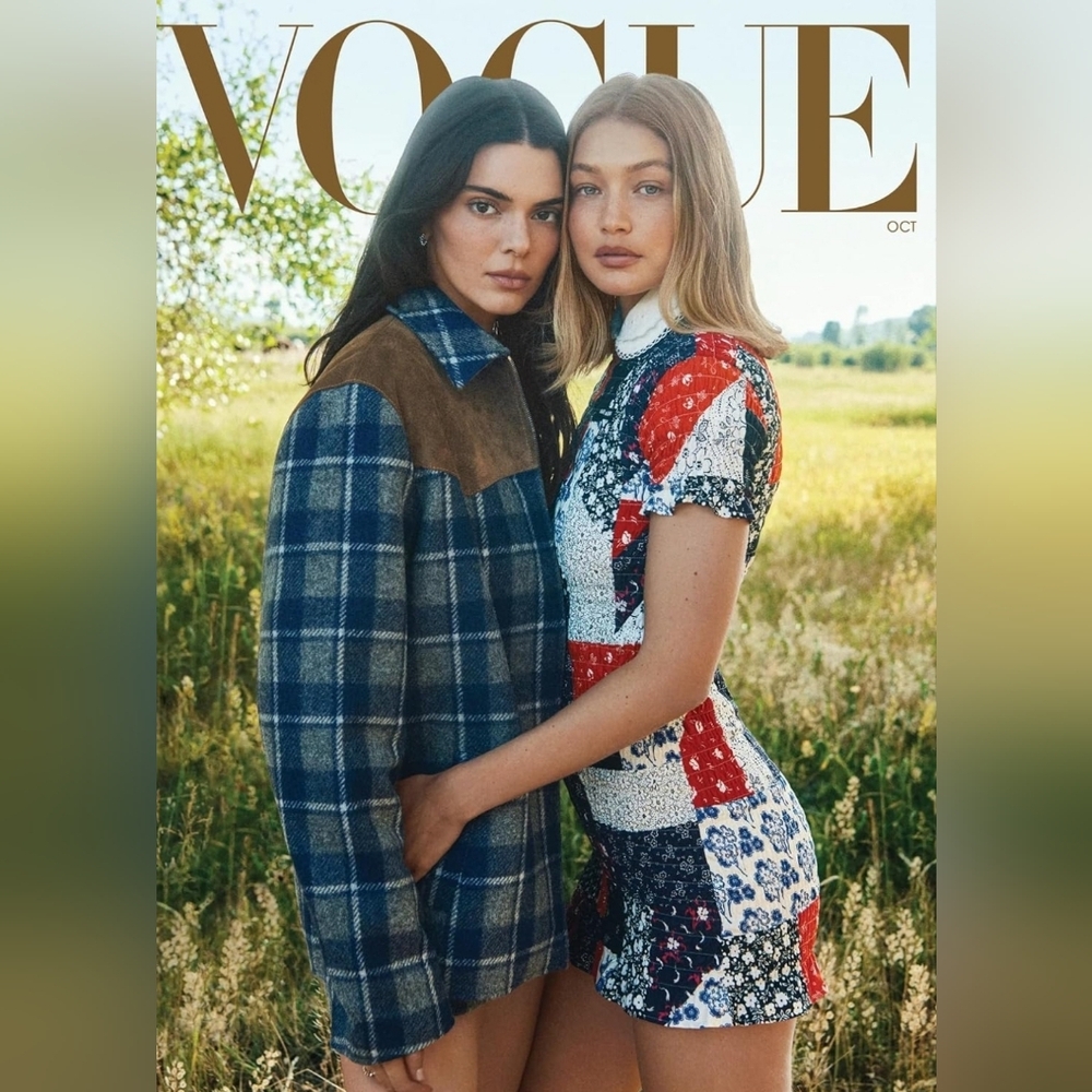 Vogue USA Magazine October 2025 : KENDALL JENNER GIGI HADID